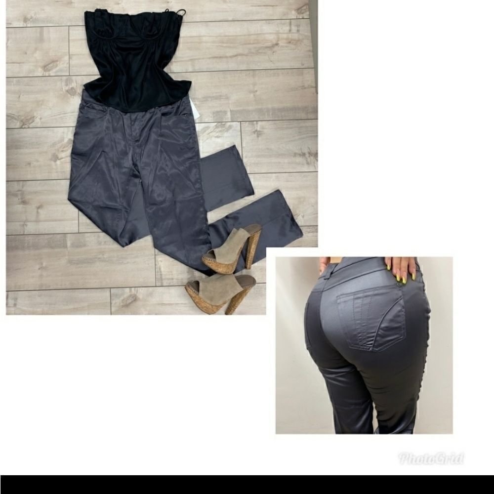 🖤 Sale Modiva satin flare pants